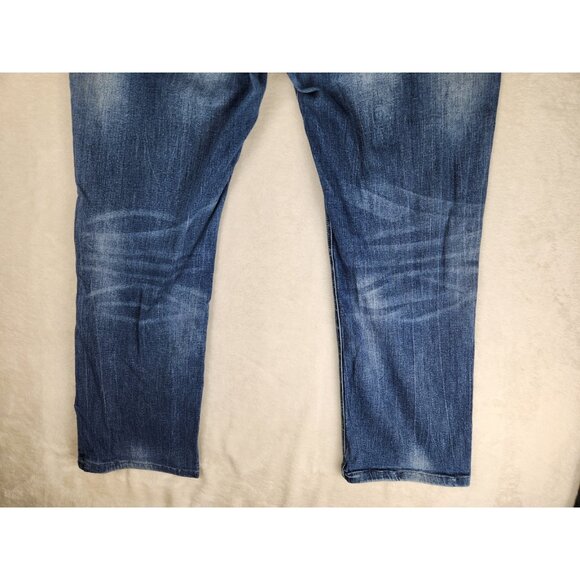 Buffalo David Bitton Jeans Mens 35"x27" Evan-X Straight Stretch Distressed - Picture 10 of 14